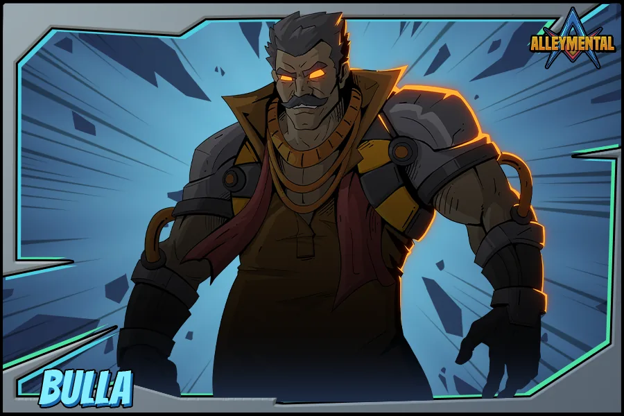 Character card: a moustached giant