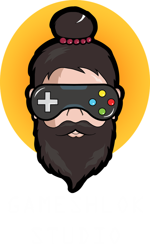 Gameshlok Studio logo with wordmark